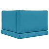 vidaXL Perna pentru canapea de exterior 3 pcs Albastru regal Poliester