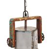 vidaXL Lustră suspendată industrială 25 W multicolor 40 cm E27 rotund
