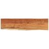 vidaXL Raft perete 80x20x2,5 cm dreptunghiular lemn acacia margine vie