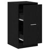 vidaXL Cabinet de Apotecă Stejar negru 40 x 41 x 77.5 cm Lemn compozit