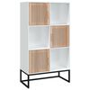 vidaXL Dulap &icirc;nalt, alb, 70x35x125 cm, lemn prelucrat