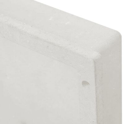 vidaXL Nișă de duș, alb mat, 41x36x10 cm