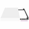 vidaXL Rafturi de perete suspendate, 4 buc., alb, 50x23x3,8 cm, MDF