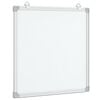 vidaXL Tablă magnetică, alb, 60x60x1,7 cm, aluminiu