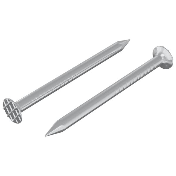 vidaXL Cuie pentru Lemn 2 pcs Argintiu &Oslash; 3 x 15 mm Metal