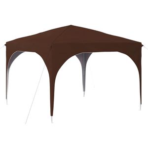 vidaXL Cort de Petrecere Pop-up 290 x 290 x 245 cm Maro
