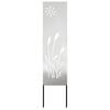 vidaXL Ecran de intimitate pentru grădină Argintiu 32 x 140 cm