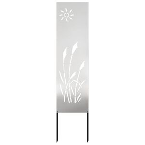 vidaXL Ecran de intimitate pentru grădină Argintiu 32 x 140 cm