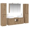 vidaXL Set de mobilier pentru baie 6 pcs Stejar Artizanal