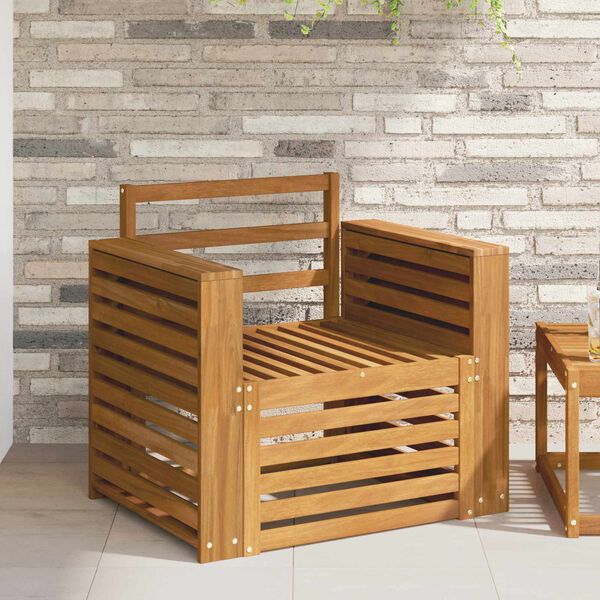 vidaXL Set de canapele de exterior natural 79 x 63 x 73 cm