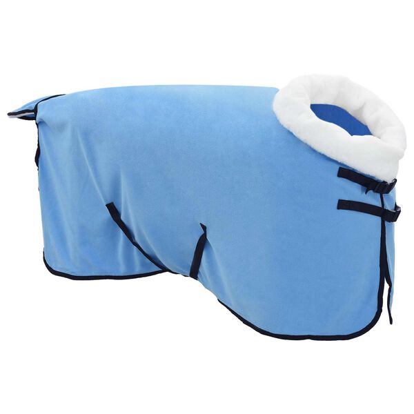 vidaXL Pătură pentru cai Aqua complet 105 cm Fleece polar