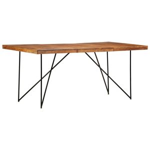 vidaXL Masă de bucătărie, 180 x 90 x 76 cm, lemn masiv de acacia