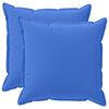 vidaXL Husă pentru pernă 2 buc. HOUTEN Albastru regal 60 x 60 cm