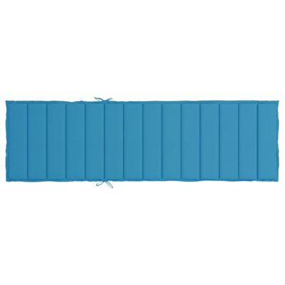 vidaXL Pernă de șezlong, albastru, 200x70x3 cm, textil oxford