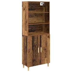 vidaXL Bufet Lemn Vechi 69,5 x 32,5 x 180 cm Lemn compozit