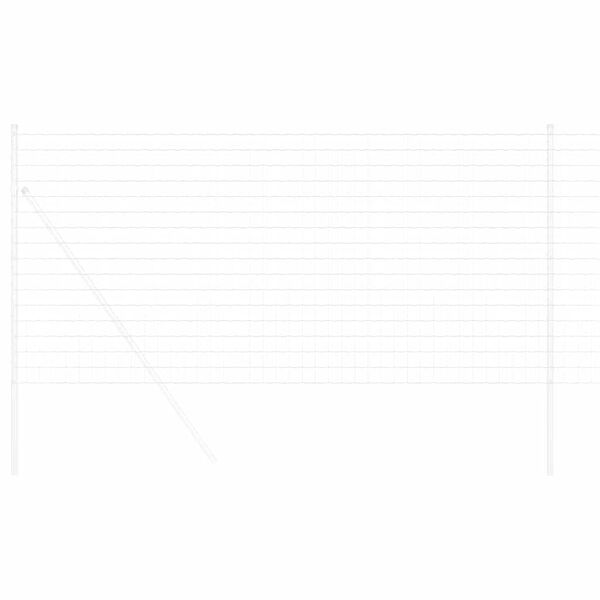 vidaXL Gard Euro Argintiu 1.2 x 25 m Metal zincat prin imersie la cald