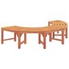 vidaXL Bancă cu arbori 4 -Seater 210 x 80 x 45 cm natural