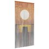 vidaXL Cortină pentru ușa de insecte multicolor 200 x 100 cm Bambus