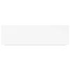 vidaXL Raft de perete suspendat, alb, 80x23,5x3,8 cm, MDF