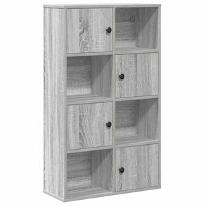 vidaXL Bibliotecă, gri sonoma, 60x24x101,5 cm, lemn prelucrat