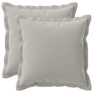vidaXL Husă pentru pernă 2 buc. HOUTEN Gri 30 x 30 cm Poliester