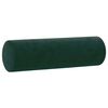 vidaXL Perne decorative, 2 buc., verde &icirc;nchis, &Oslash;15x50 cm, catifea