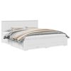 vidaXL Cadru de pat cu sertar Alb 180 x 200 cm Lemn prelucrat