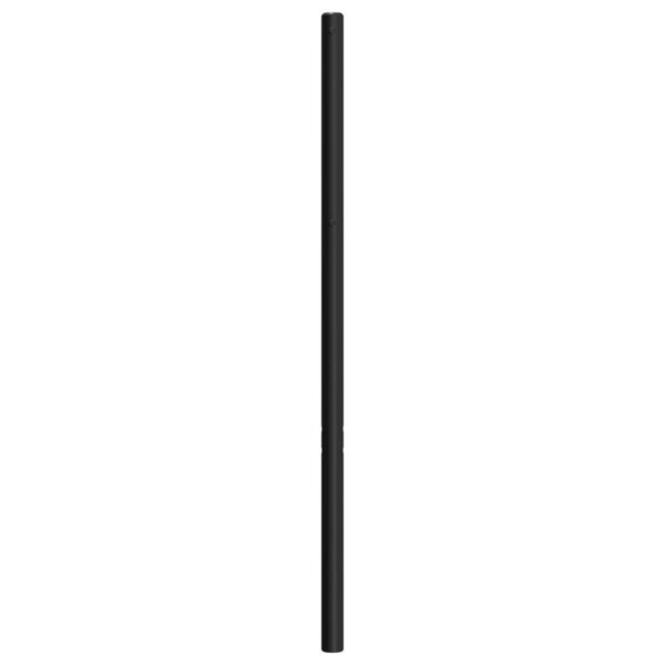 vidaXL Tăblie de pat metalică, negru, 75 cm