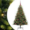 vidaXL Pom de Crăciun Artificial cu Ramuri Hinge, 150 LED-uri Verde
