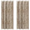vidaXL Cortine din catifea 2 pcs Șampanie 225 x 140 cm Catifea