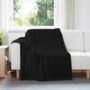 vidaXL Pături de aruncat 6 pcs Negru 200 x 150 cm Molton