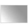 vidaXL Oglindă de baie cu LED Transparent 90 x 60 cm sticlă securizată