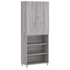 vidaXL Dulap &icirc;nalt, gri sonoma, 69,5x34x180 cm, lemn compozit