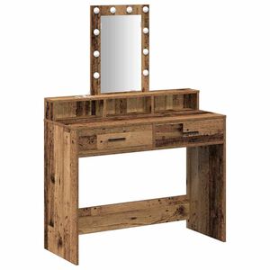 vidaXL Masă de Machiaj Maro 100 x 41 x 140 cm Lemn prelucrat