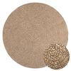 vidaXL Covor ZIZUR, aspect iută, 120 cm, pentru interior și exterior