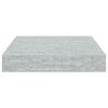 vidaXL Rafturi perete suspendate 2 buc. gri beton 23x23,5x3,8 cm MDF
