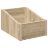 vidaXL Cutie pentru LP-uri Stejar Sonoma 23 x 33 x 16 cm