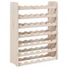vidaXL Suport de vinuri, 67,5x25x87 cm, lemn masiv de pin