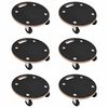 vidaXL Trolly de transport 6 pcs Gri placaj