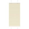 vidaXL Jaluzea plisată Crem 60x150 cm Lățime țesătură 59,4 cm