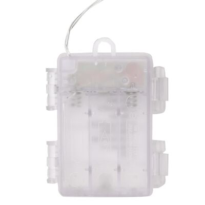 vidaXL Con de lumină cu LED decorativ, alb cald, 60 cm, acril