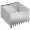 vidaXL Margine pentru gazon 60 x 60 x 35 cm Oțel Argintiu