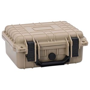 vidaXL Geamantan rigid cu depozitare Nisipiu 27 x 24,5 x 12,5 cm