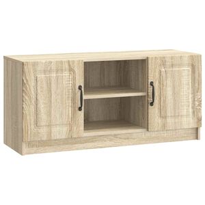 vidaXL Cabinet TV Stejar Sonoma 102 x 34,5 x 47 cm Lemn prelucrat