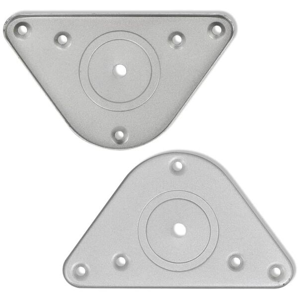 Picioare de masă reglabile pe înălțime, nichel șlefuit, 4 buc, 1100 mm