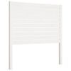vidaXL Tăblie de pat, alb, 96x4x100 cm, lemn masiv de pin