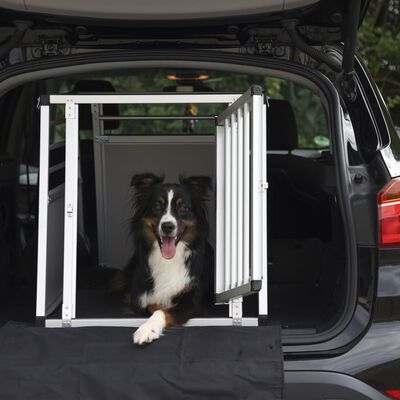 Kerbl Cutie de transport pentru câini Barry 92x65x65,5 cm aluminiu