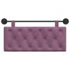 vidaXL Cap de pat suspendat Pe perete Violet 110 x 55 x 7 cm Catifea