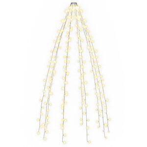 vidaXL Instalație lumini brad de Crăciun cu 250 LED-uri, 250 cm