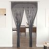 vidaXL Perdea macrame, antracit, 140 x 240 cm, bumbac
